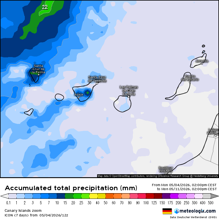ICON lluvias Canarias