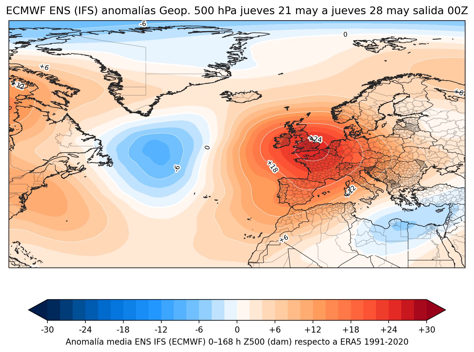 ECMWF geopotencial