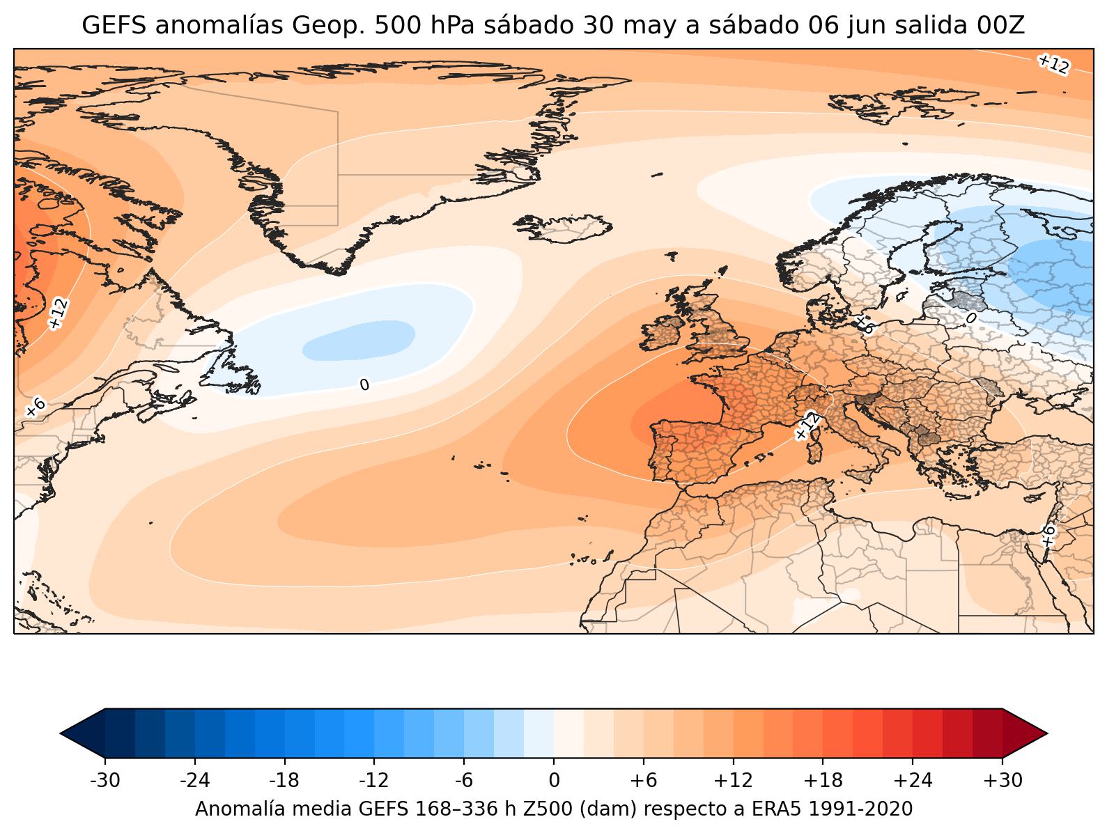 GFS anonalias 