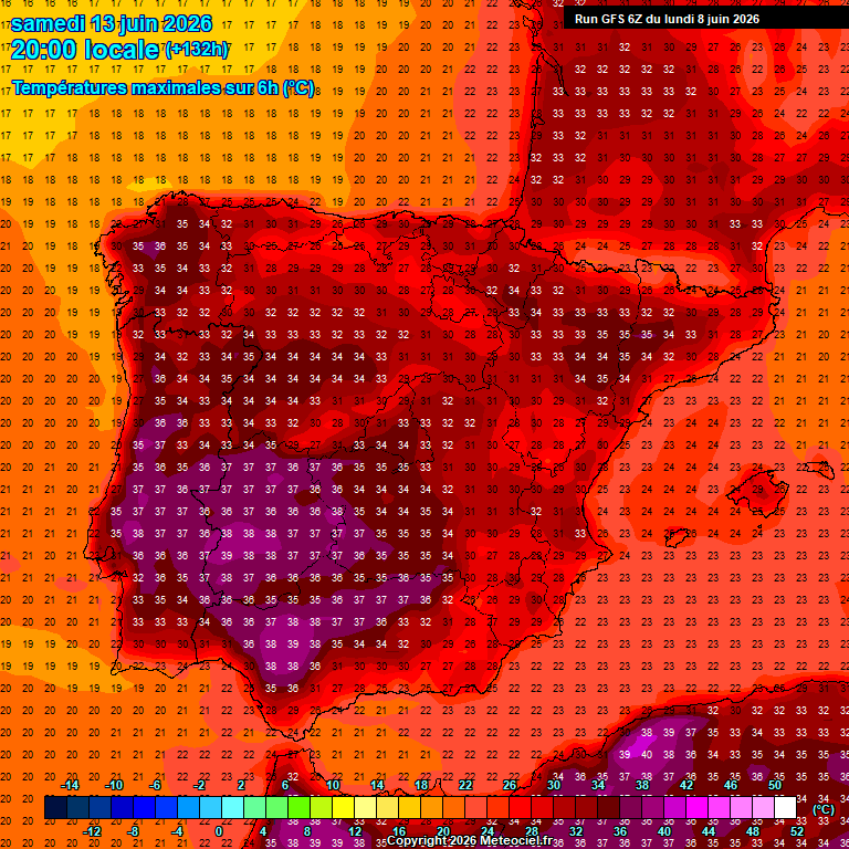 GFS temperaturas