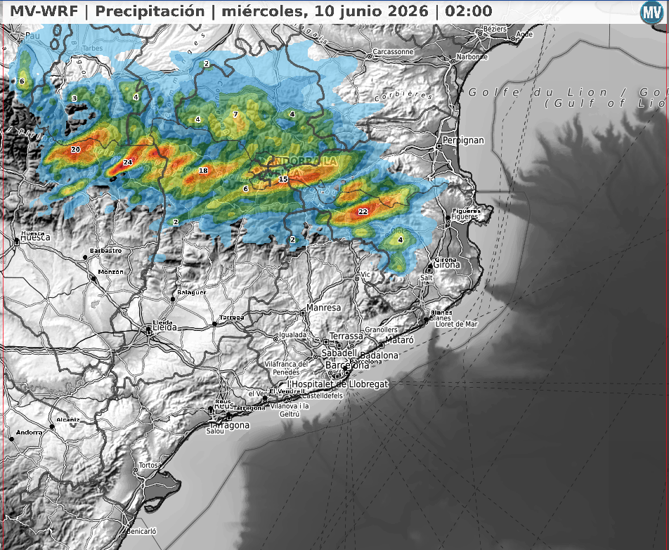 Lluvias Cataluña