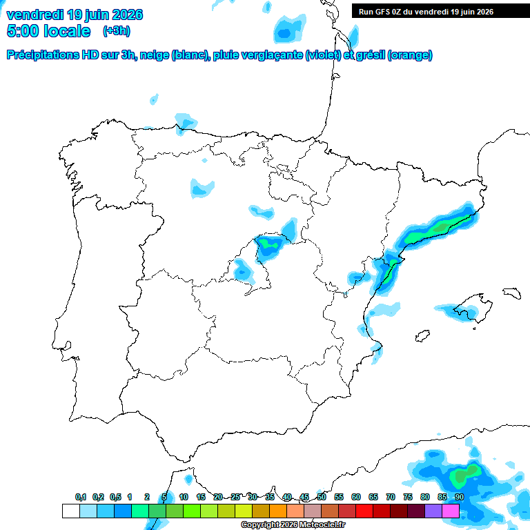 Lluvias GFS