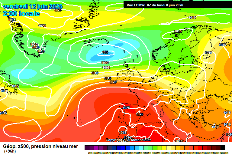 ECMWF geopotencial