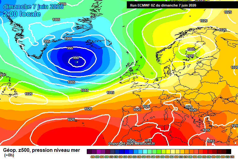 ECMWF geopotencial