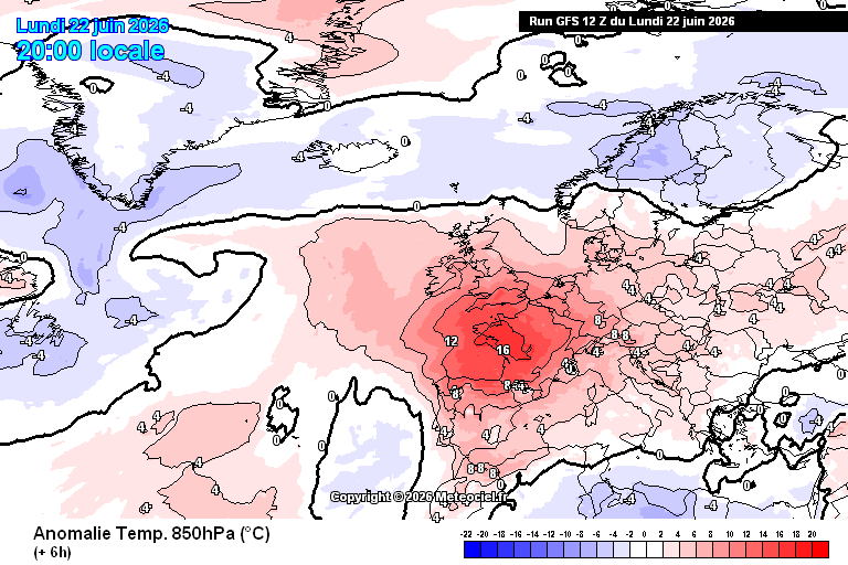 GFS anomalías