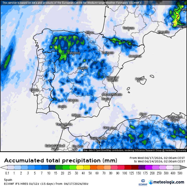 ECMWF lluvias 