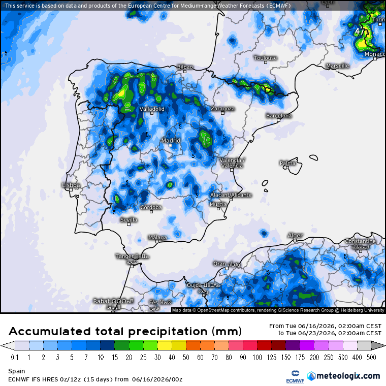 ECMWF lluvias 