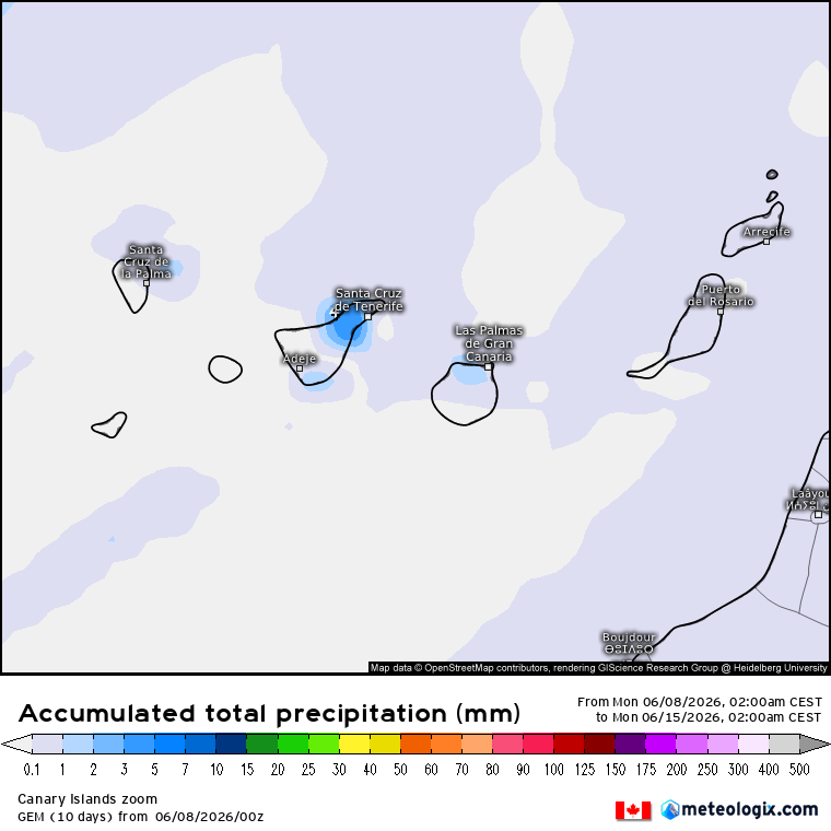 GEM lluvias Canarias