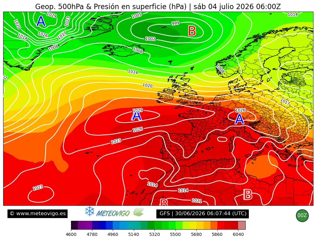 GFS geopotencial