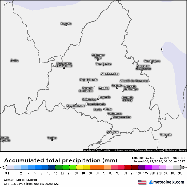 Lluvias Madrid