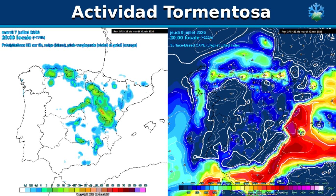 GFS tormentas