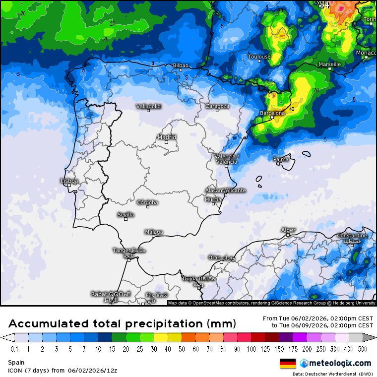 ICON lluvias
