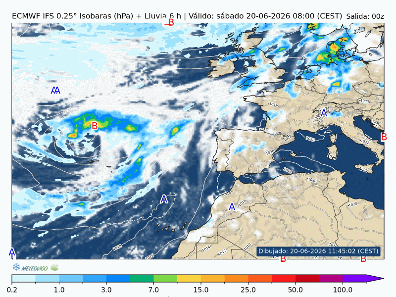 Lluvias ECMWF 