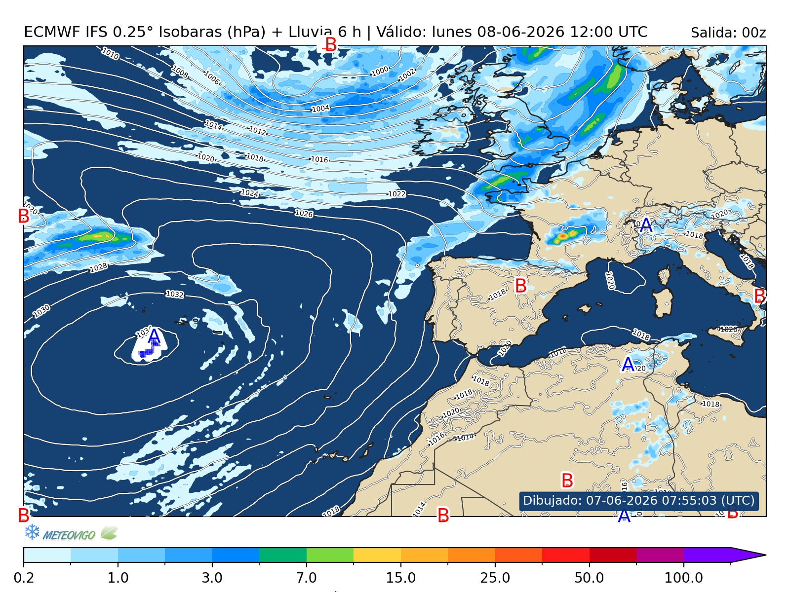 ECMWF lluvias