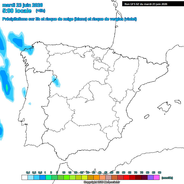 GFS lluvias