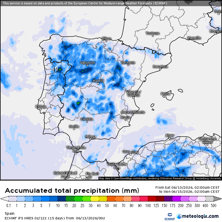 ECMWF lluvias