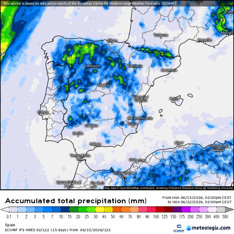 ECMWF lluvias