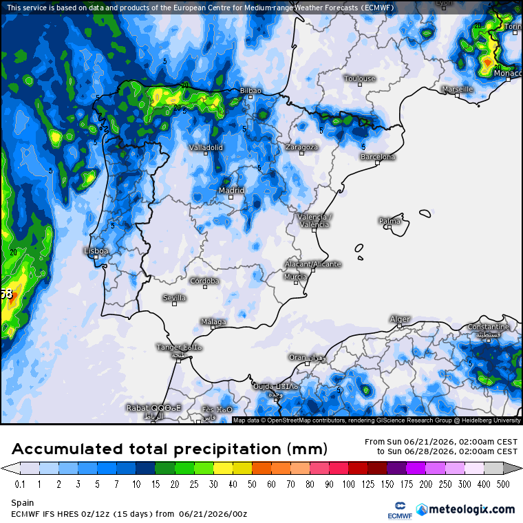 ECMWF lluvias