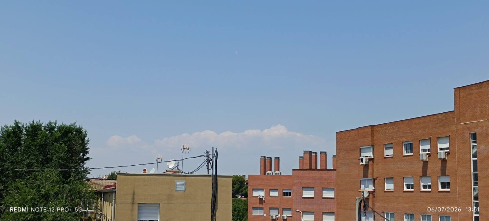 Nubes de evolución en la sierra de Madrid