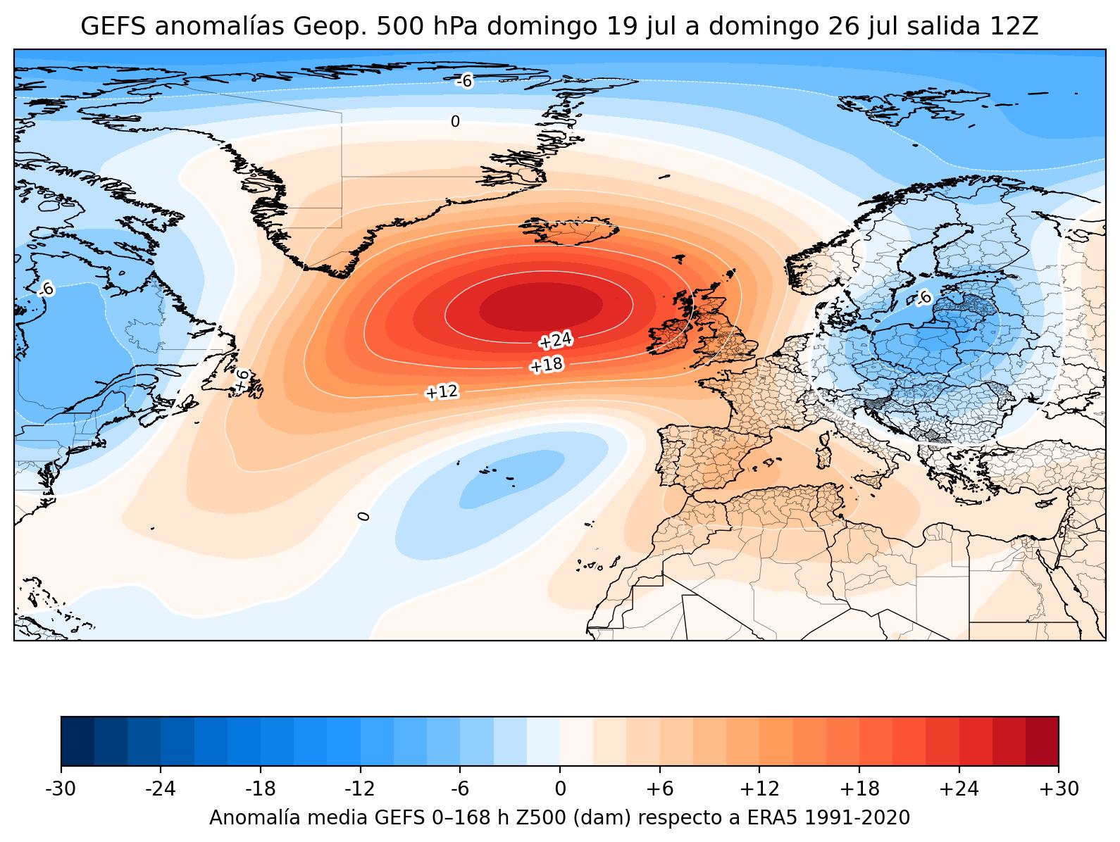 Mapa de anomalias