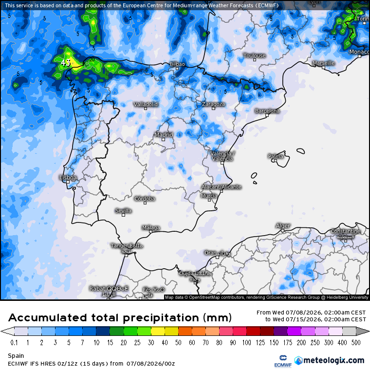 ECMWF lluvias