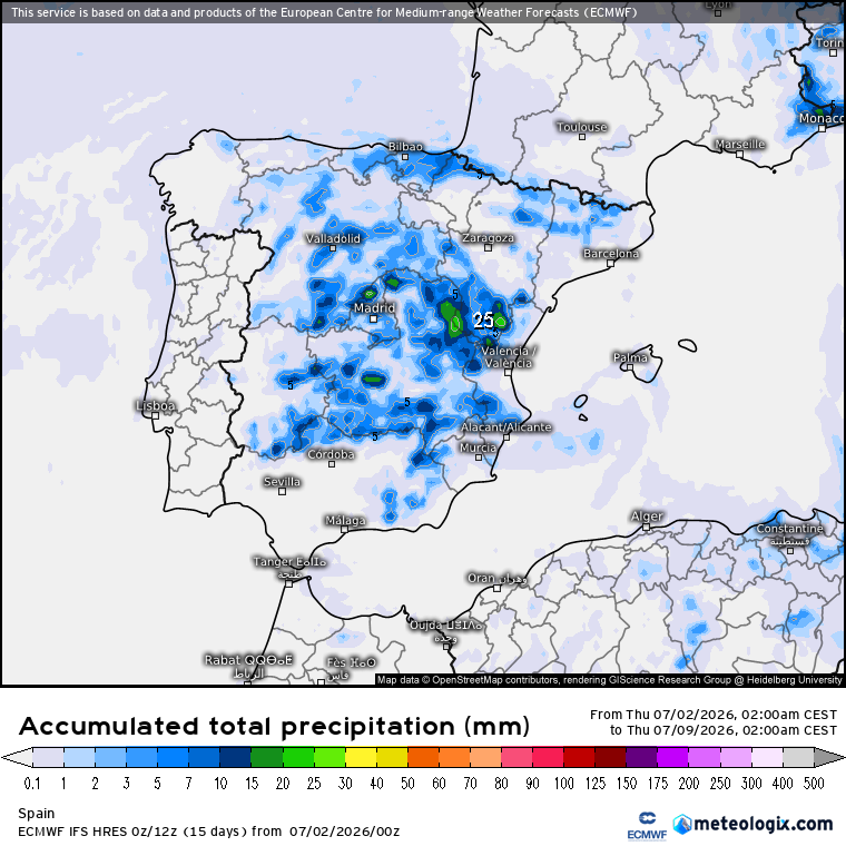 ECMWF lluvias