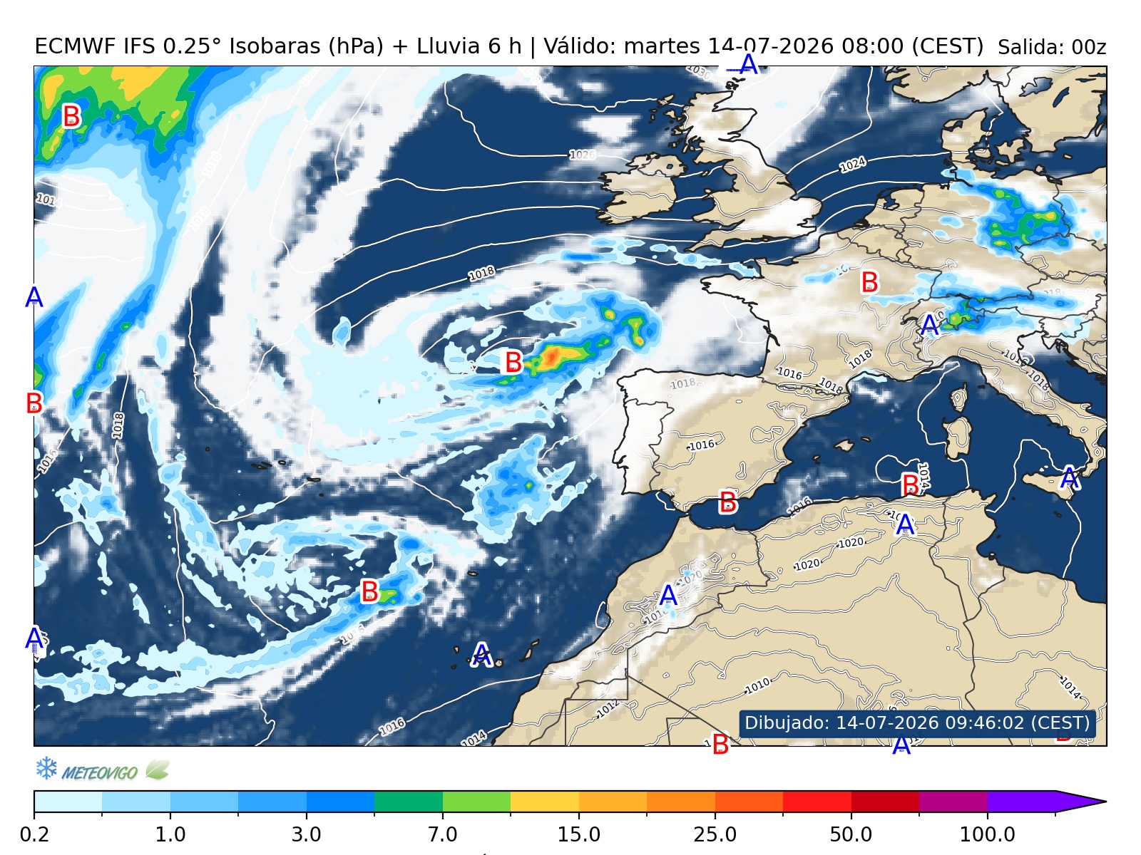 ECMWF lluvias