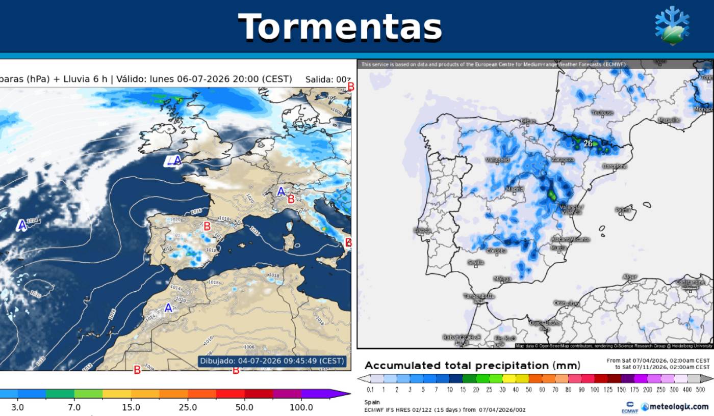 Mapas lluvias