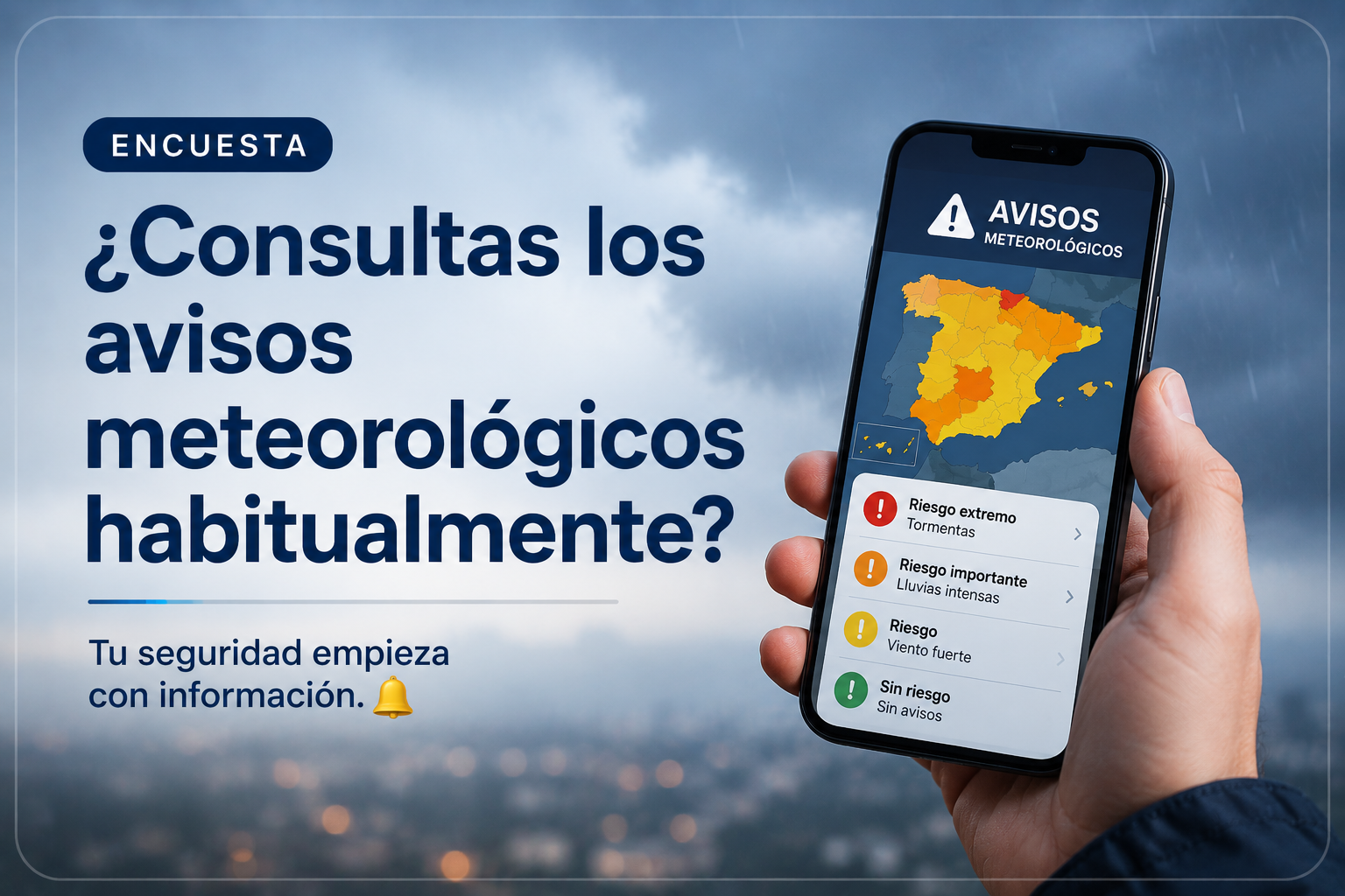 &iquest;Consultas los avisos meteorol&oacute;gicos?