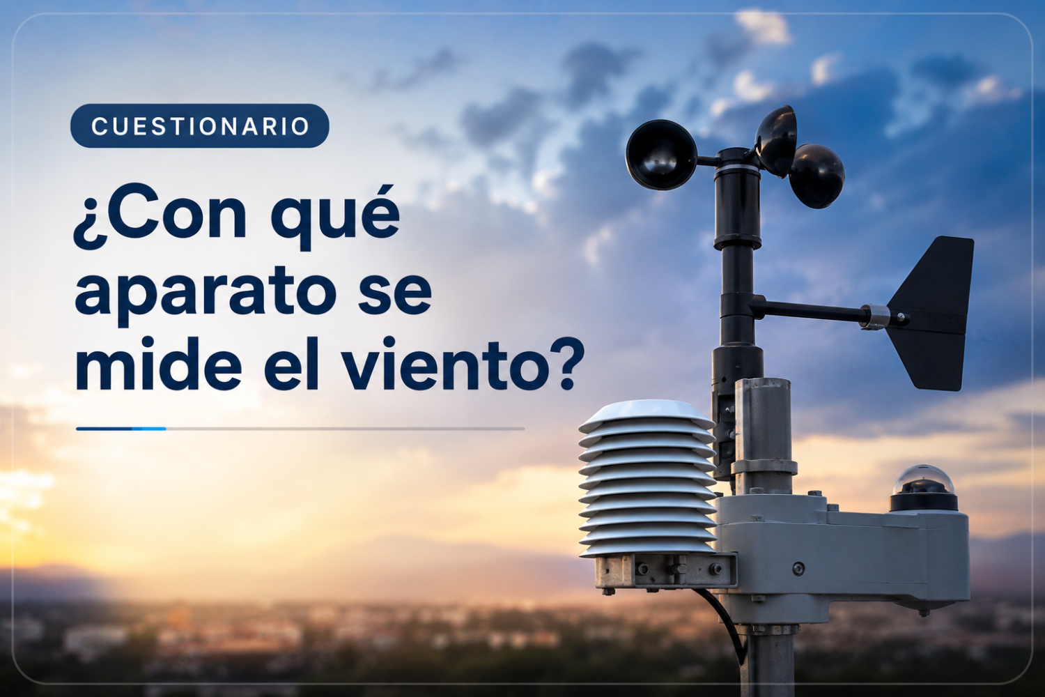 Cuestionario meteorológico