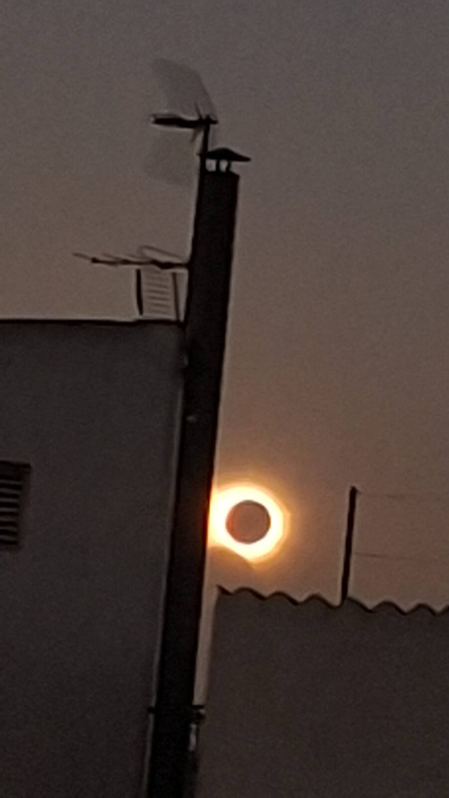 Lo vi de milagro y fué espectacular
