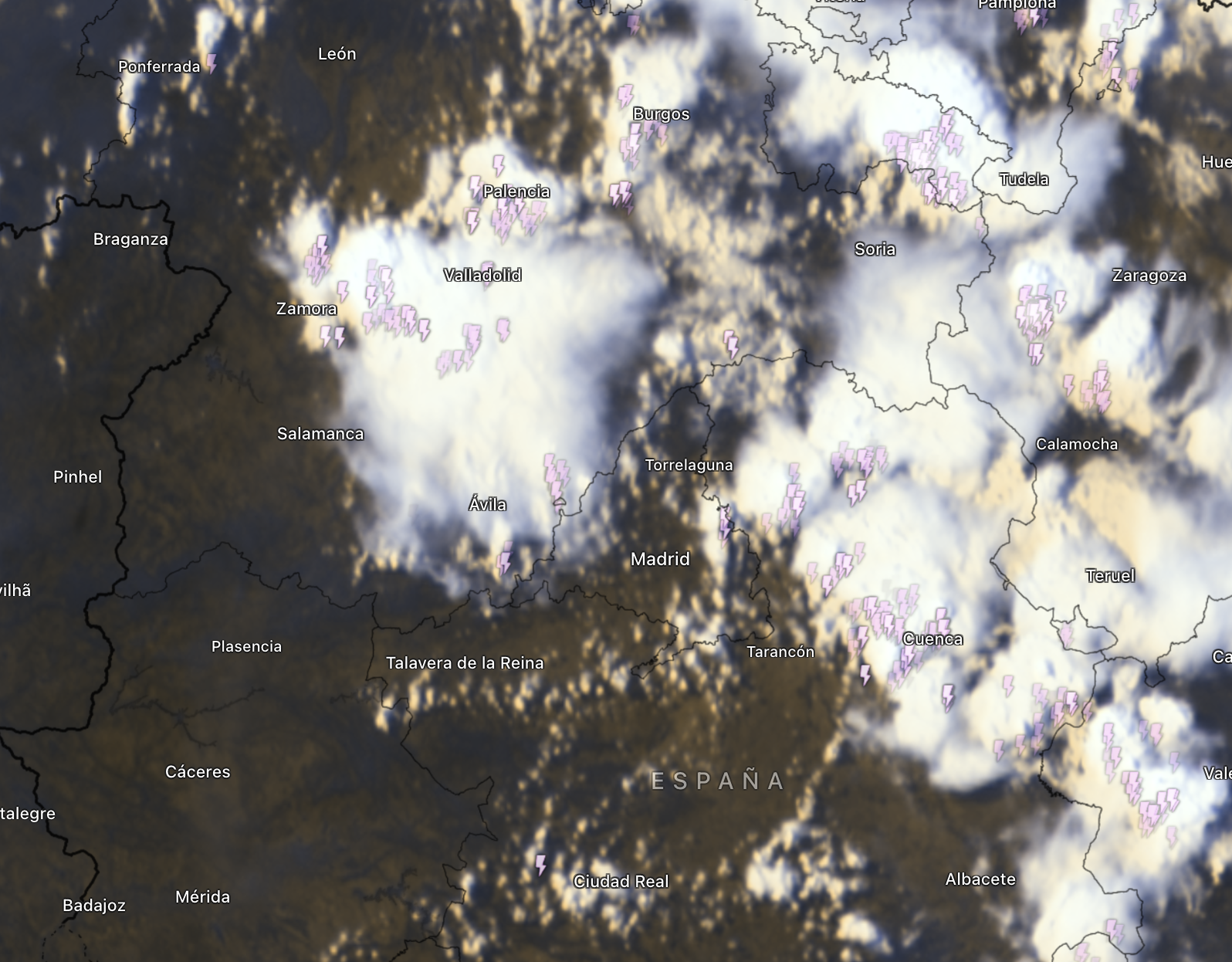 Imágenes del satélite