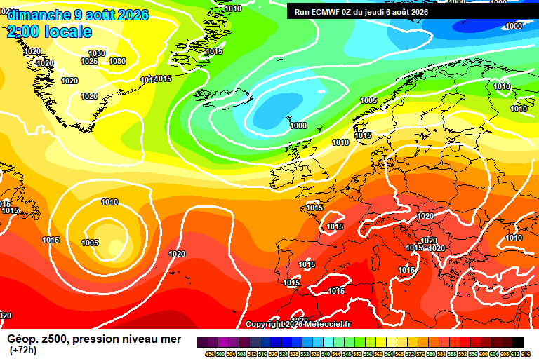 ECMWF geopotencial