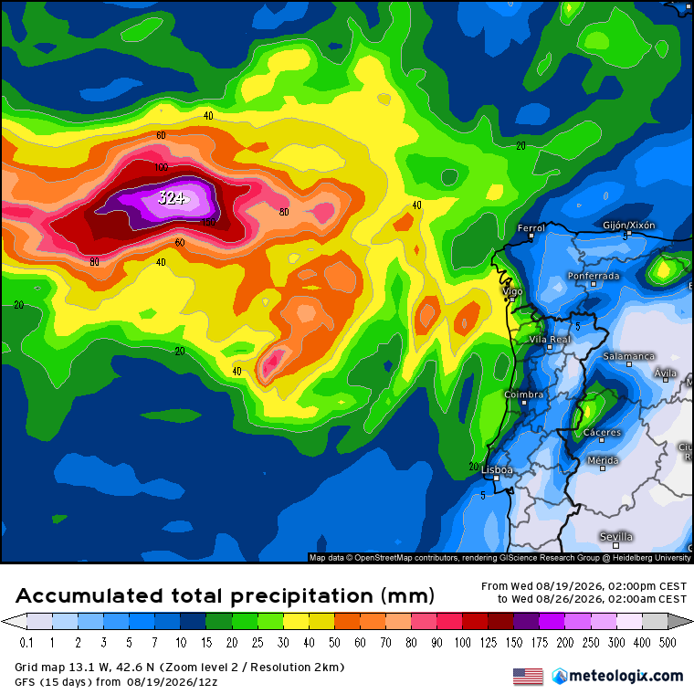 GFS lluvias 