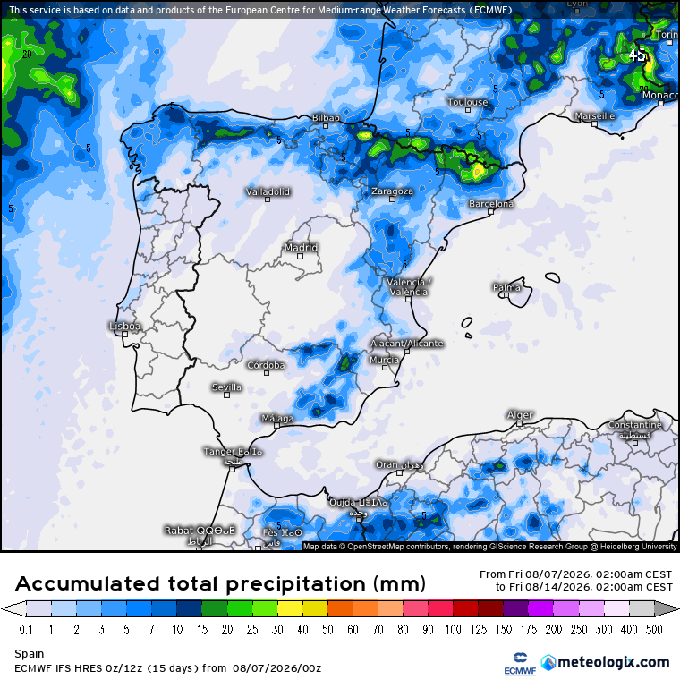 ECMWF lluvias