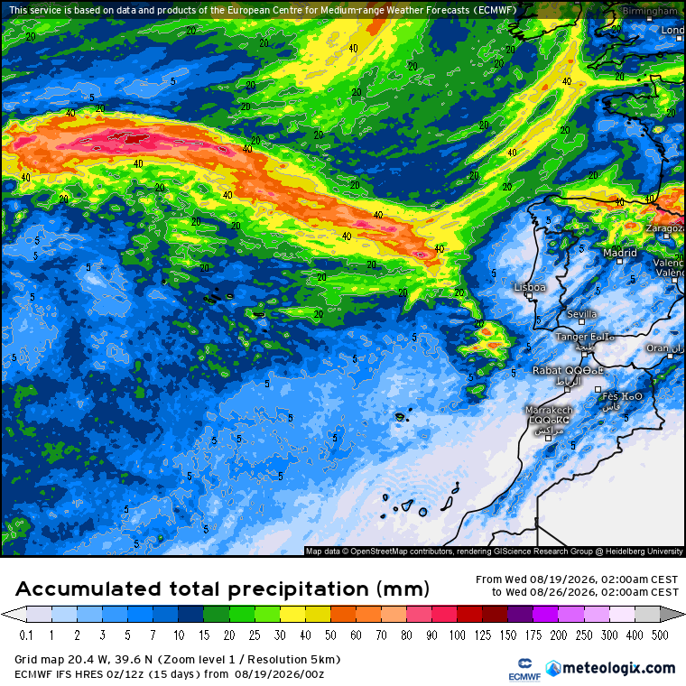 ECMWF lluvias