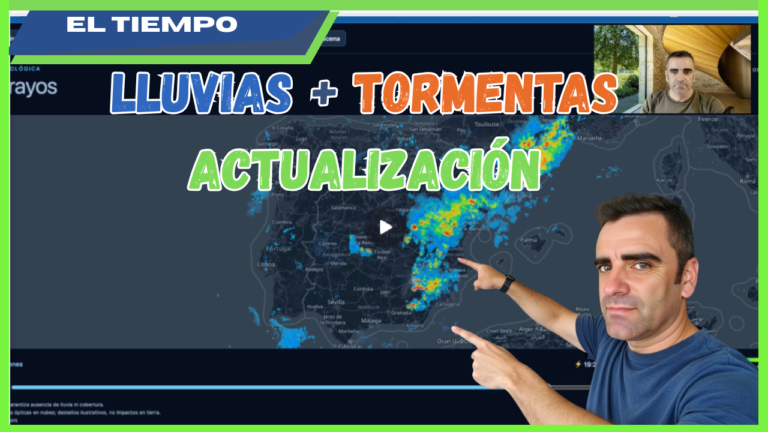⭐ As&iacute; est&aacute;n descargando las fuertes TORMENTAS sobre ESPA&Ntilde;A y actualizaci&oacute;n para finales de SEPTIEMBRE