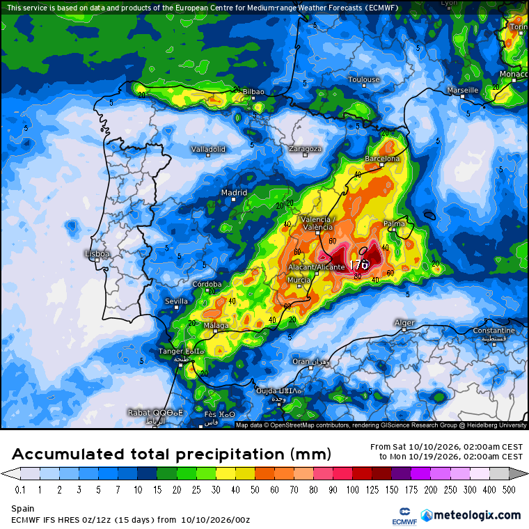 Lluvias ECMWF